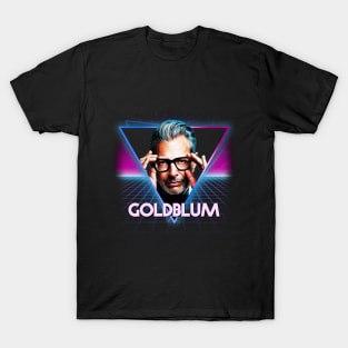 Jeff Goldblum Retro Neon Landscape T-Shirt